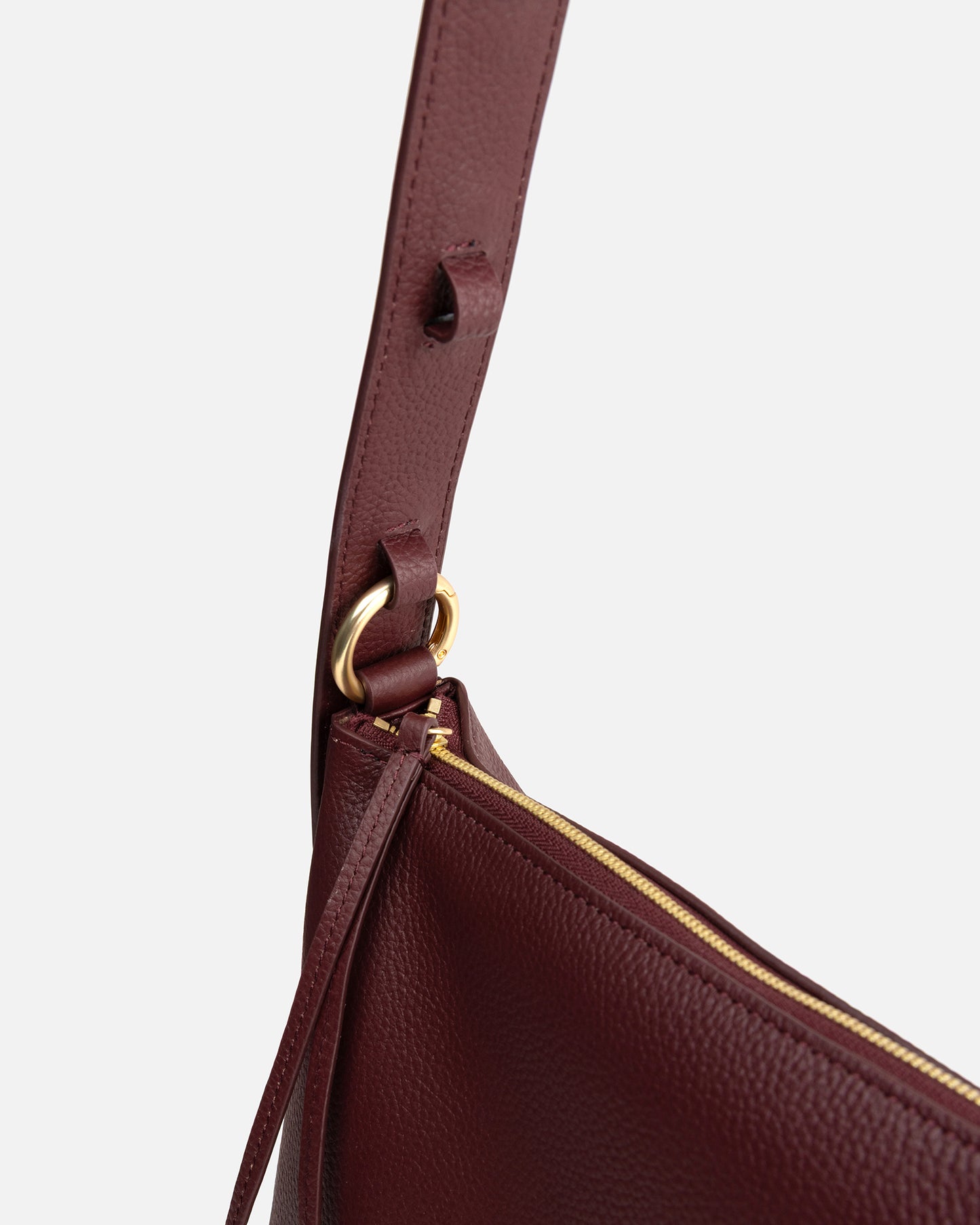 Olivia Large Hobo Burgundy