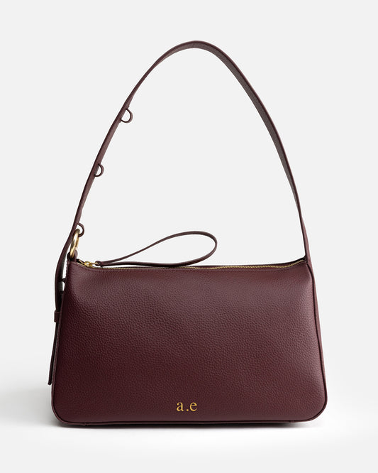 Olivia Small Hobo Burgundy