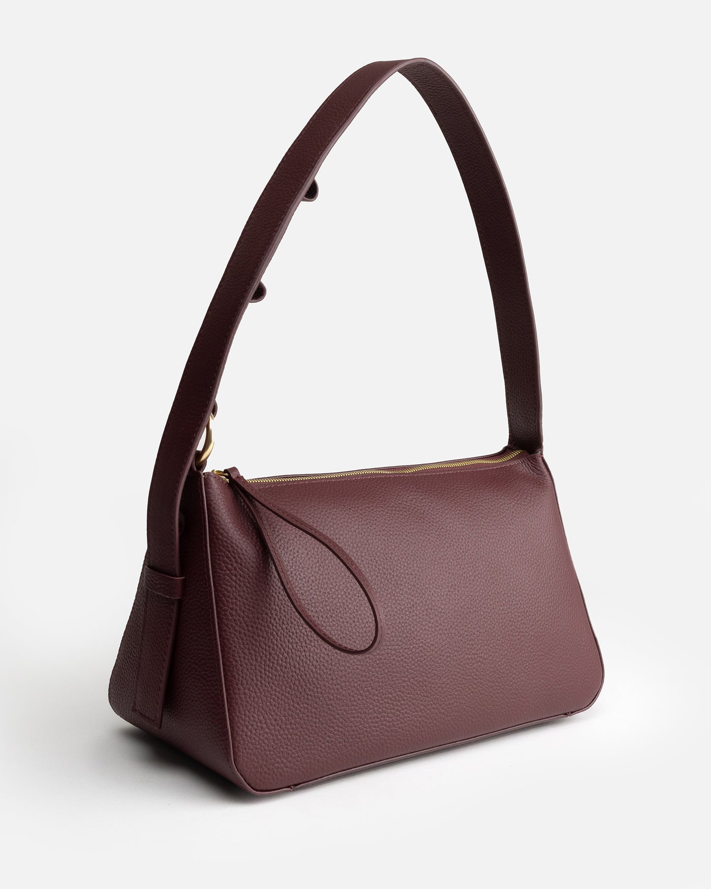 Olivia Small Hobo Burgundy