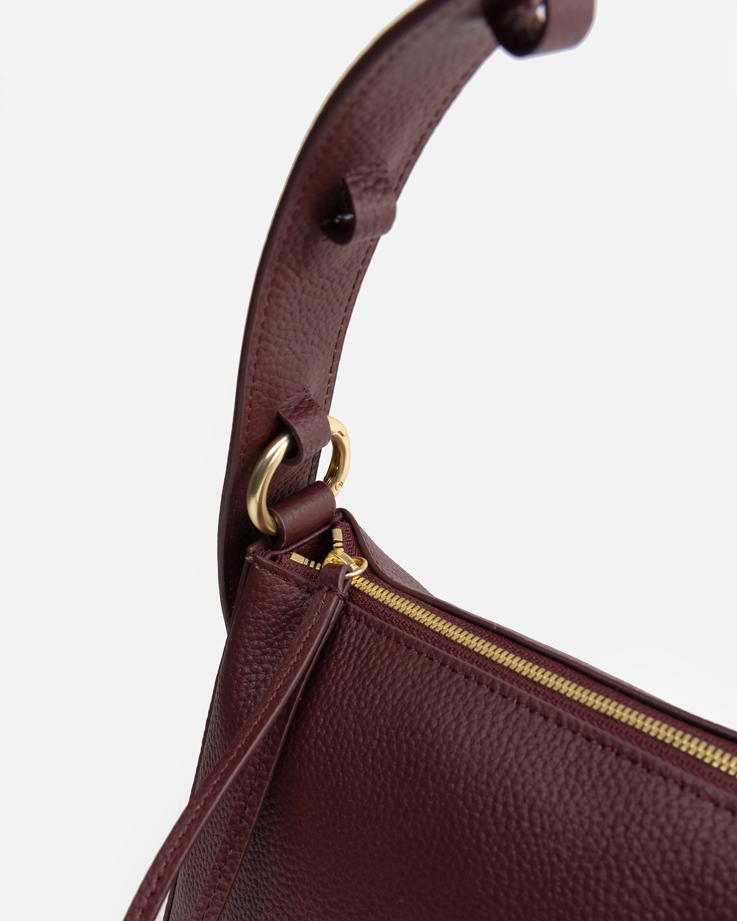 Olivia Small Hobo Burgundy