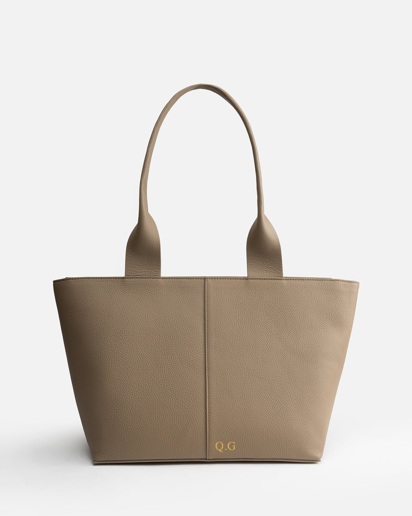 Olivia Shoulder Tote Sepia