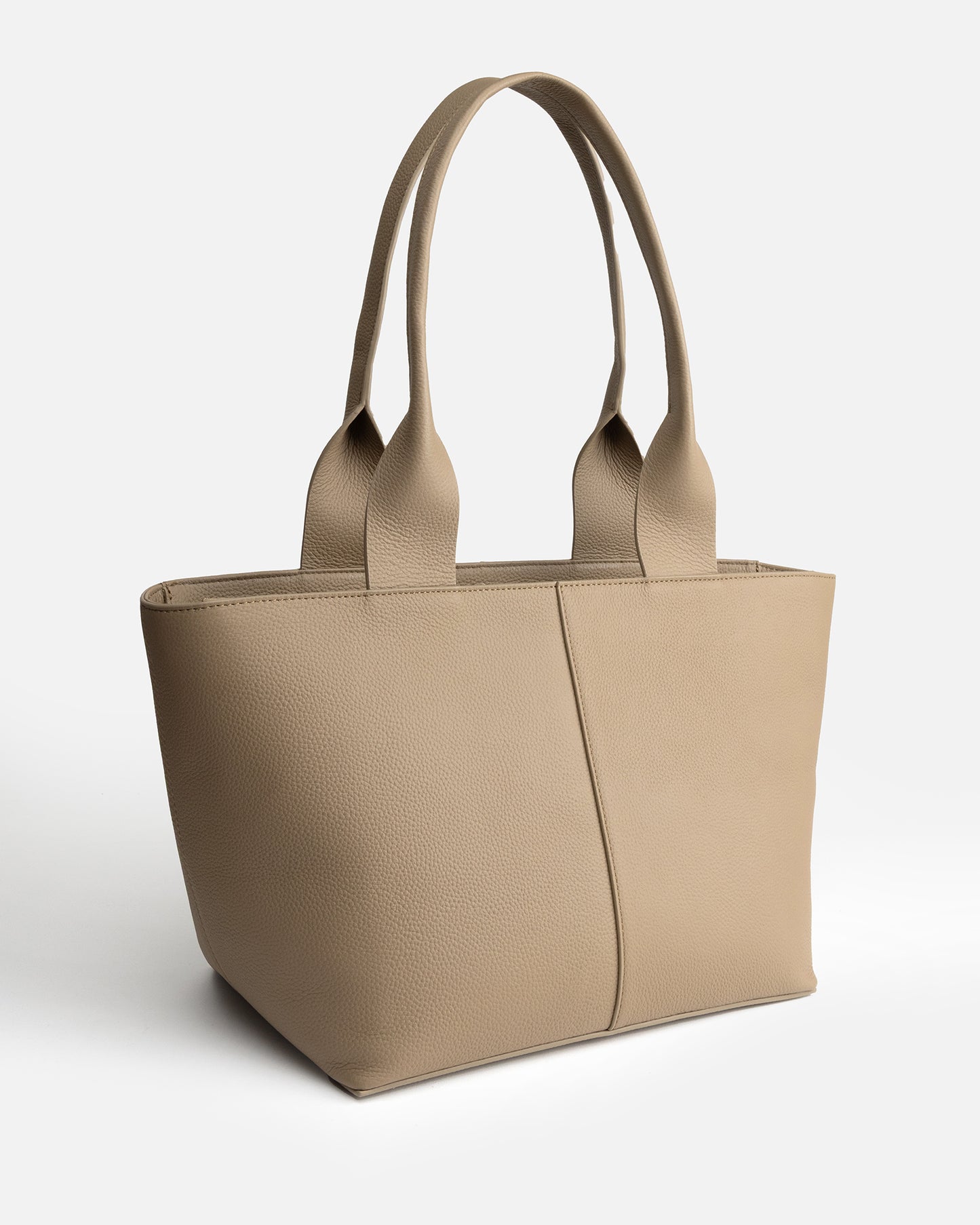 Olivia Shoulder Tote Sepia
