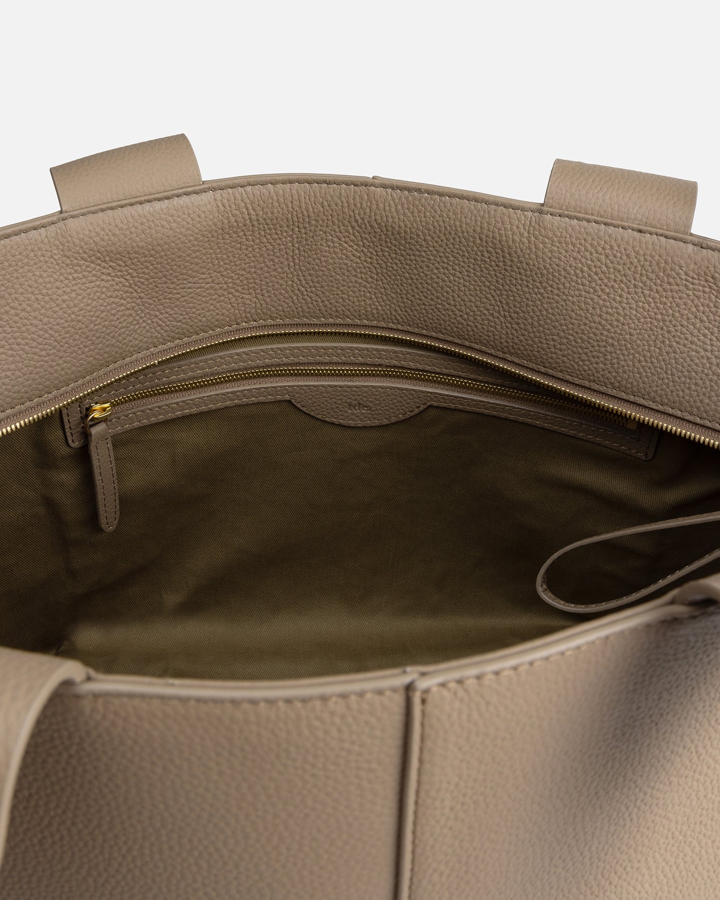 Olivia Shoulder Tote Sepia