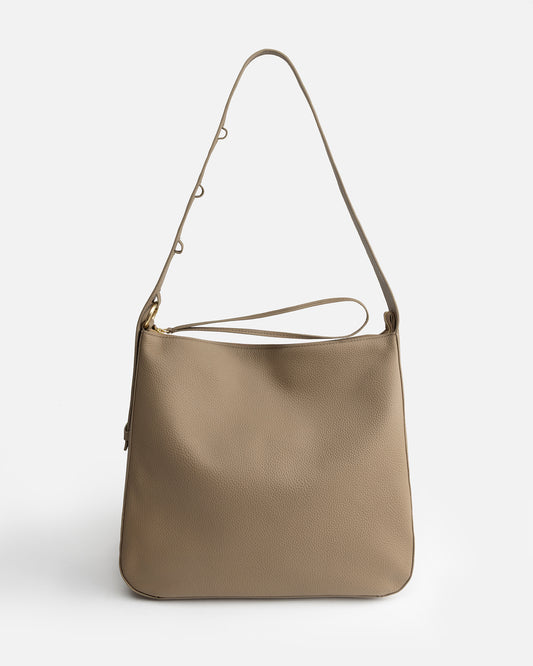 Olivia Large Hobo Sepia