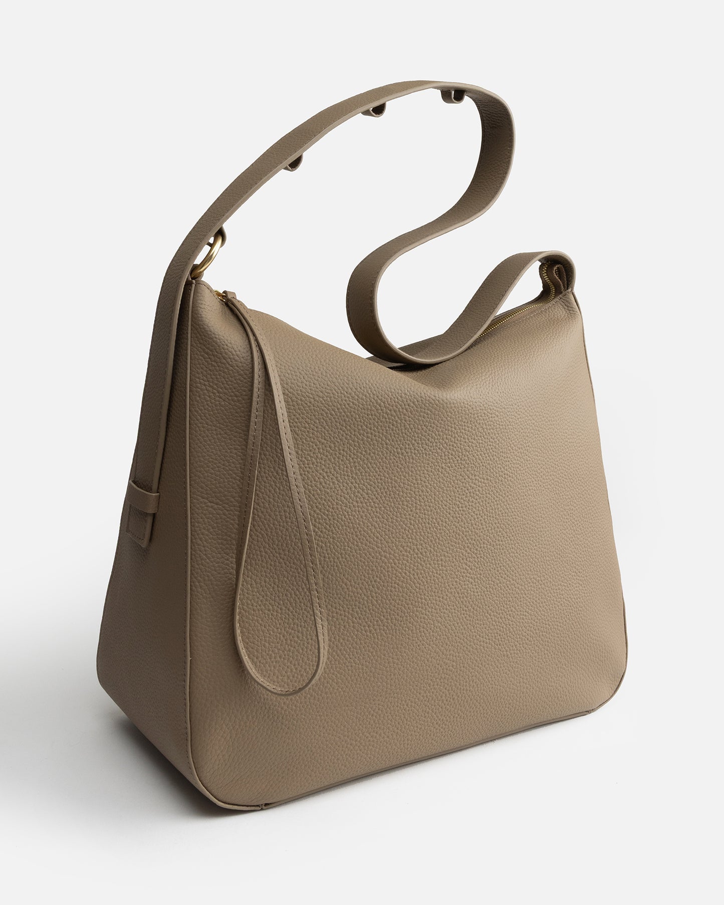 Olivia Large Hobo Sepia