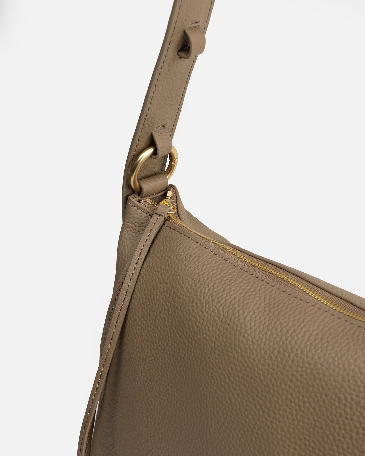 Olivia Large Hobo Sepia