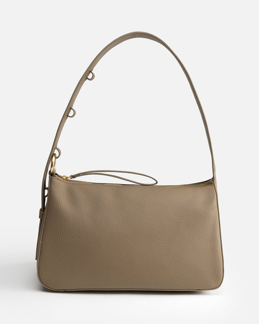 Olivia Small Hobo Sepia