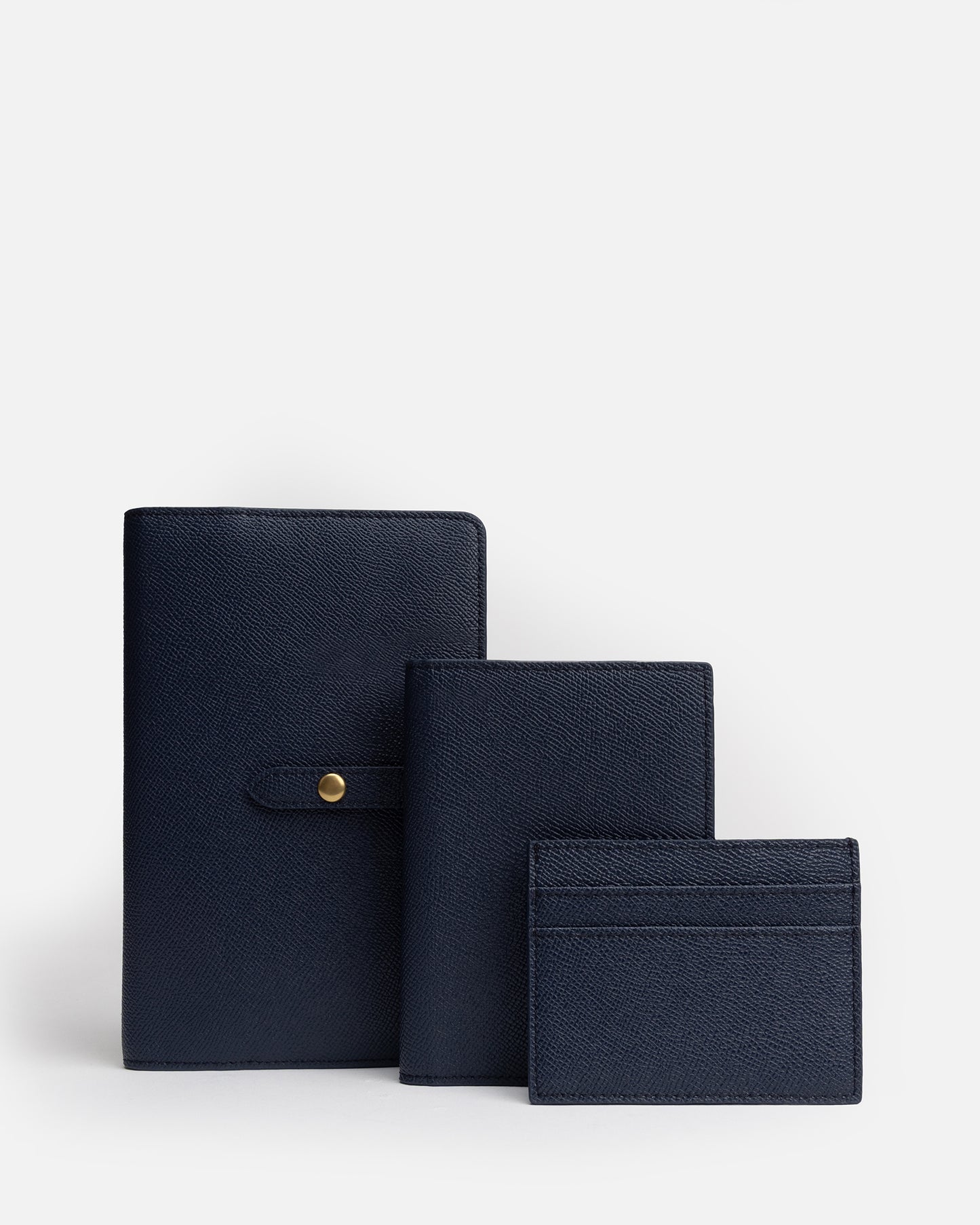 Essentials Flat Travel Wallet Navy