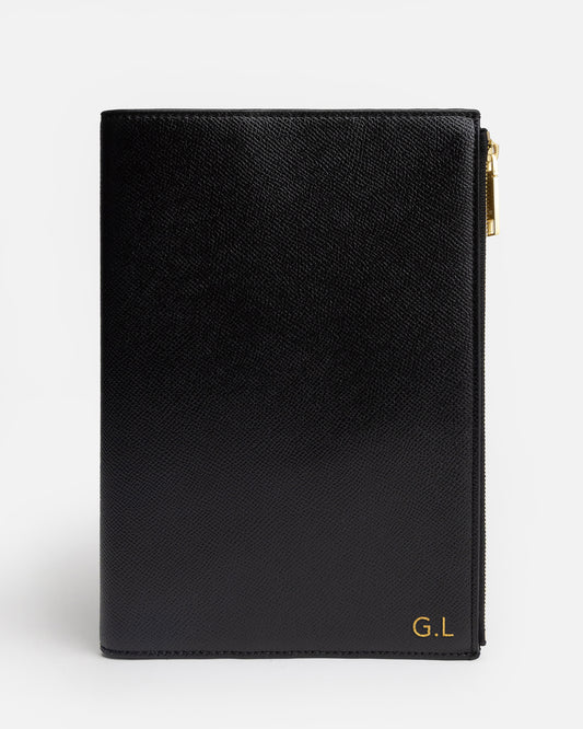 Essentials A5 Zip Compendium Black