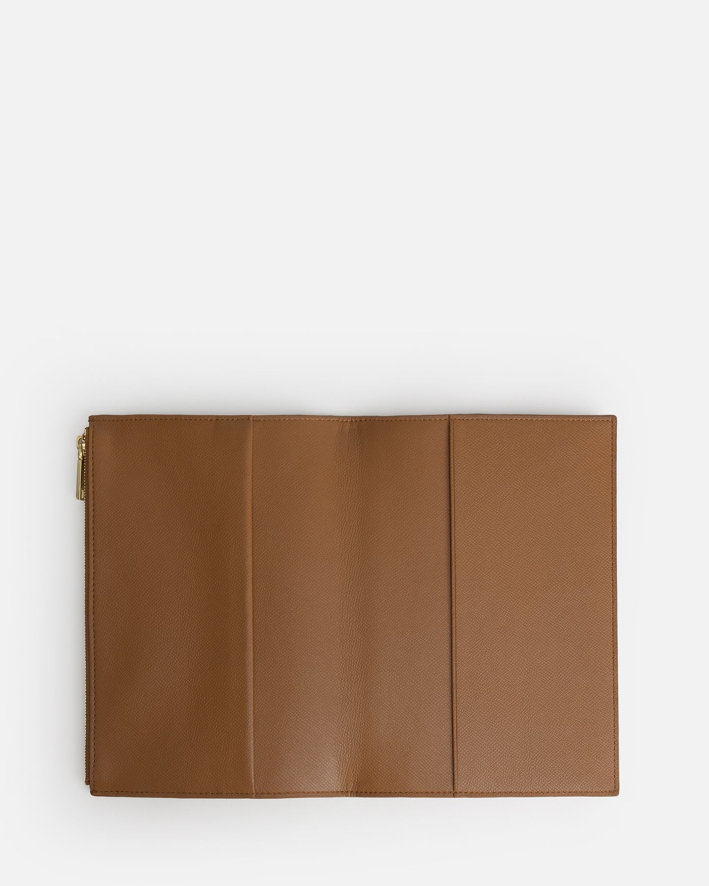 Essentials A5 Zip Compendium Tan