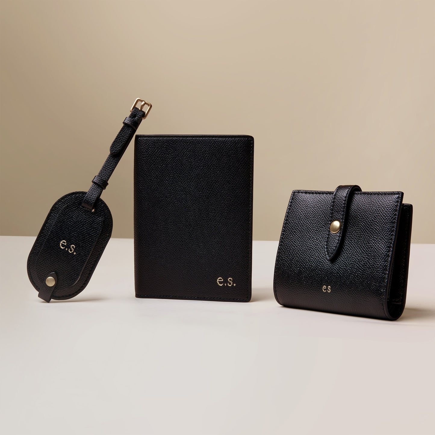 Essentials Tab Wallet Black