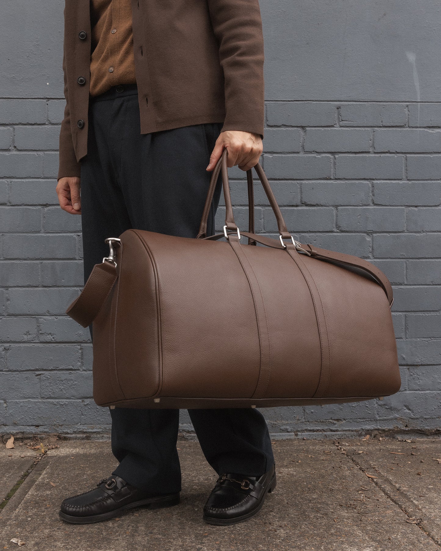 Jude Weekend Bag Medium Chestnut