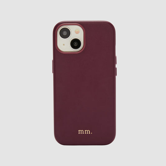iPhone 15 Vegan Case Burgundy