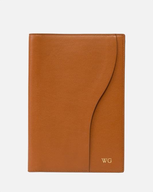 Wave A5 Notebook Cover Rich Tan