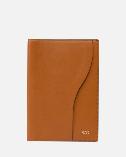 Wave A5 Notebook Cover Rich Tan