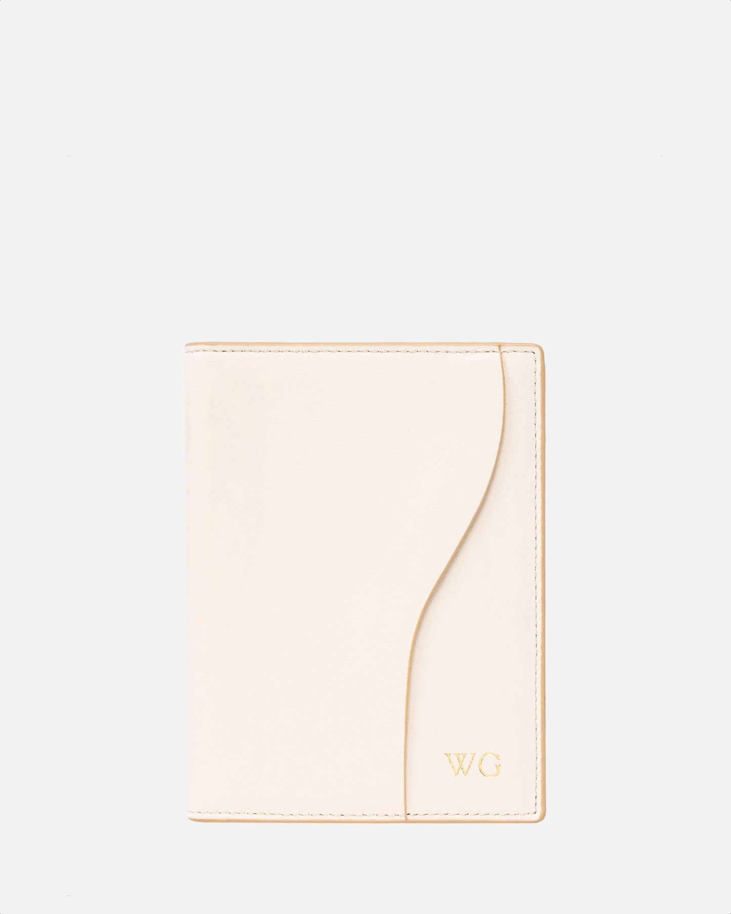 Wave Passport Cover Cream