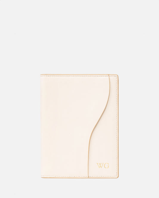 Wave Passport Cover Cream