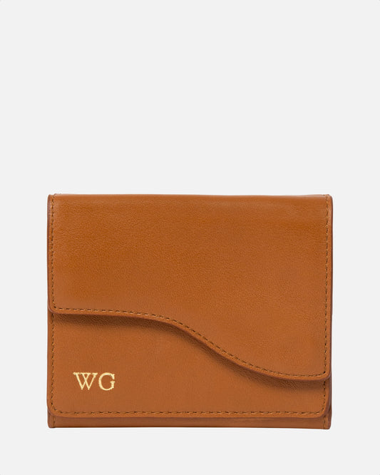 Wave Trifold Wallet Rich Tan