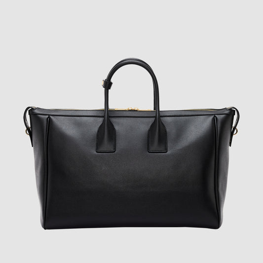 Essential Weekender Bag Recycled Saffiano Black