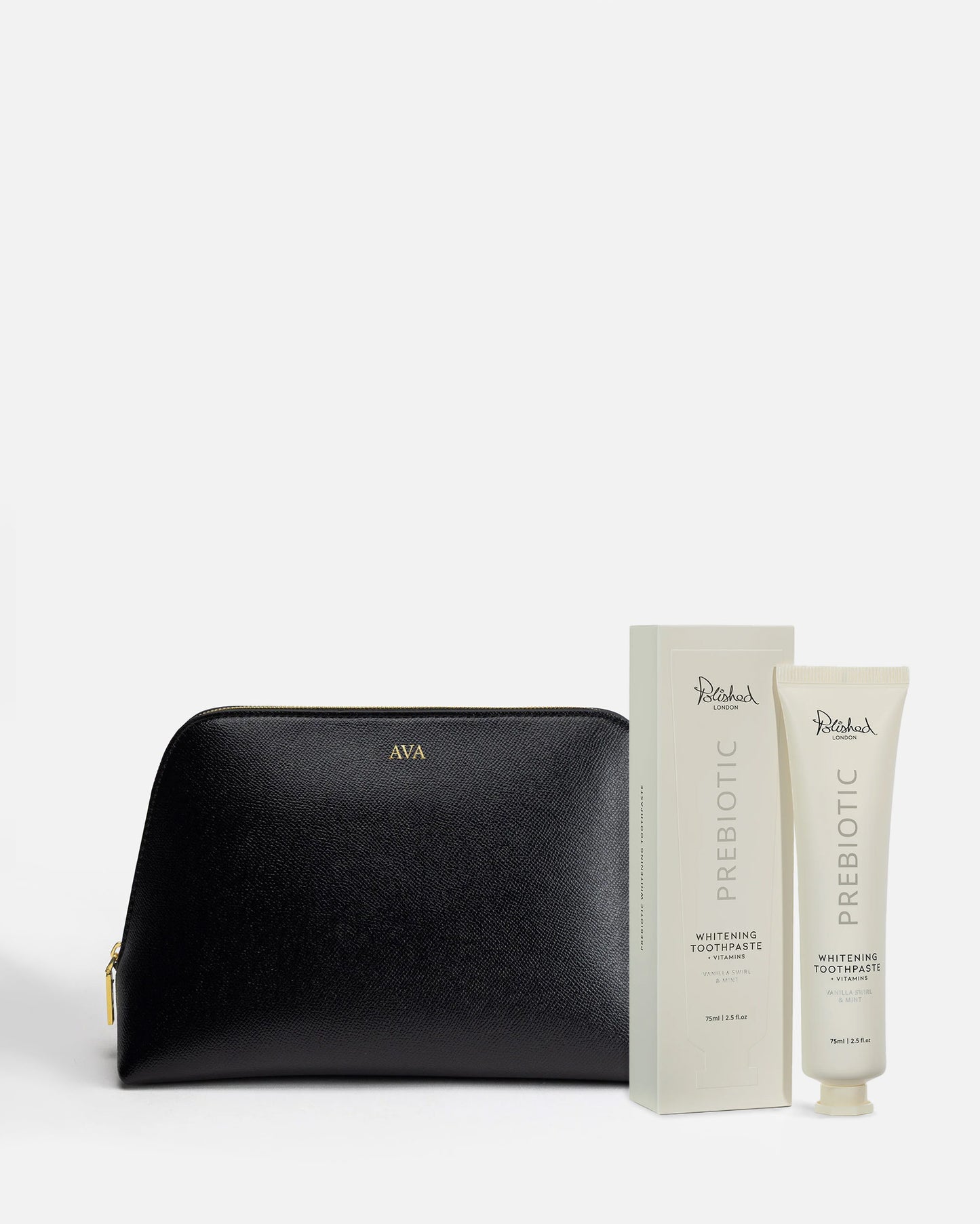 Prebiotic Whitening Toothpaste – Vanilla Swirl & Mint (75ML)
