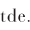 logo of Personalised Accessories & Gifts – The Daily Edited – TDE
