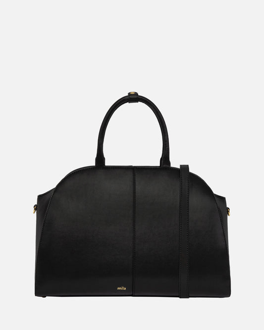 Mila Work Tote Bag Black