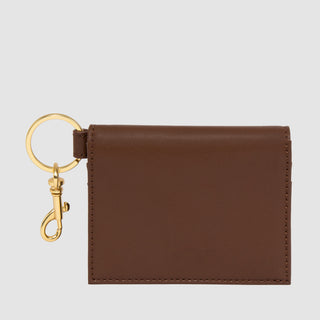 Mila Folded CC Keyring Cocoa