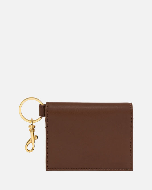 Mila Folded CC Keyring Cocoa