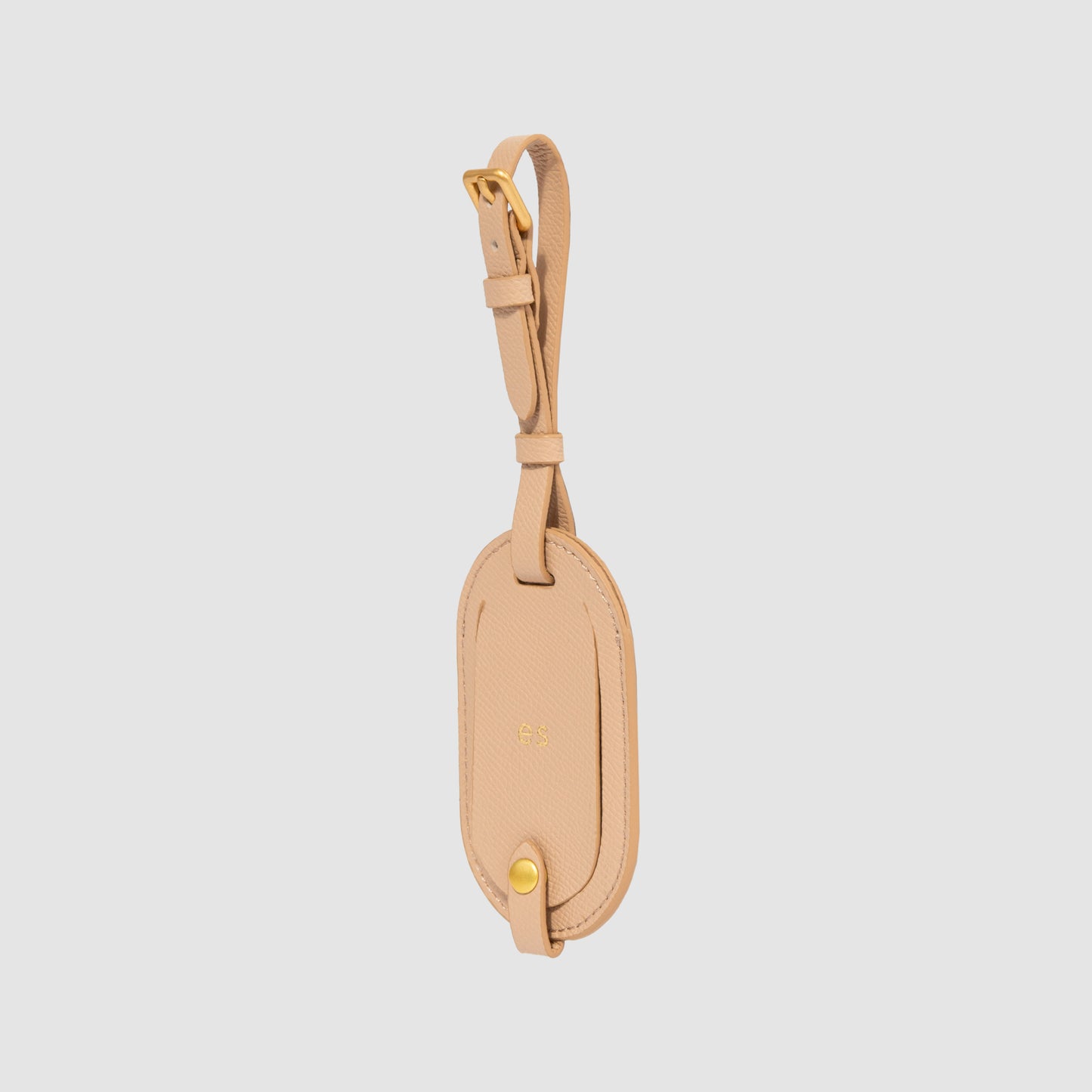 Essentials Round Luggage Tag Pecan