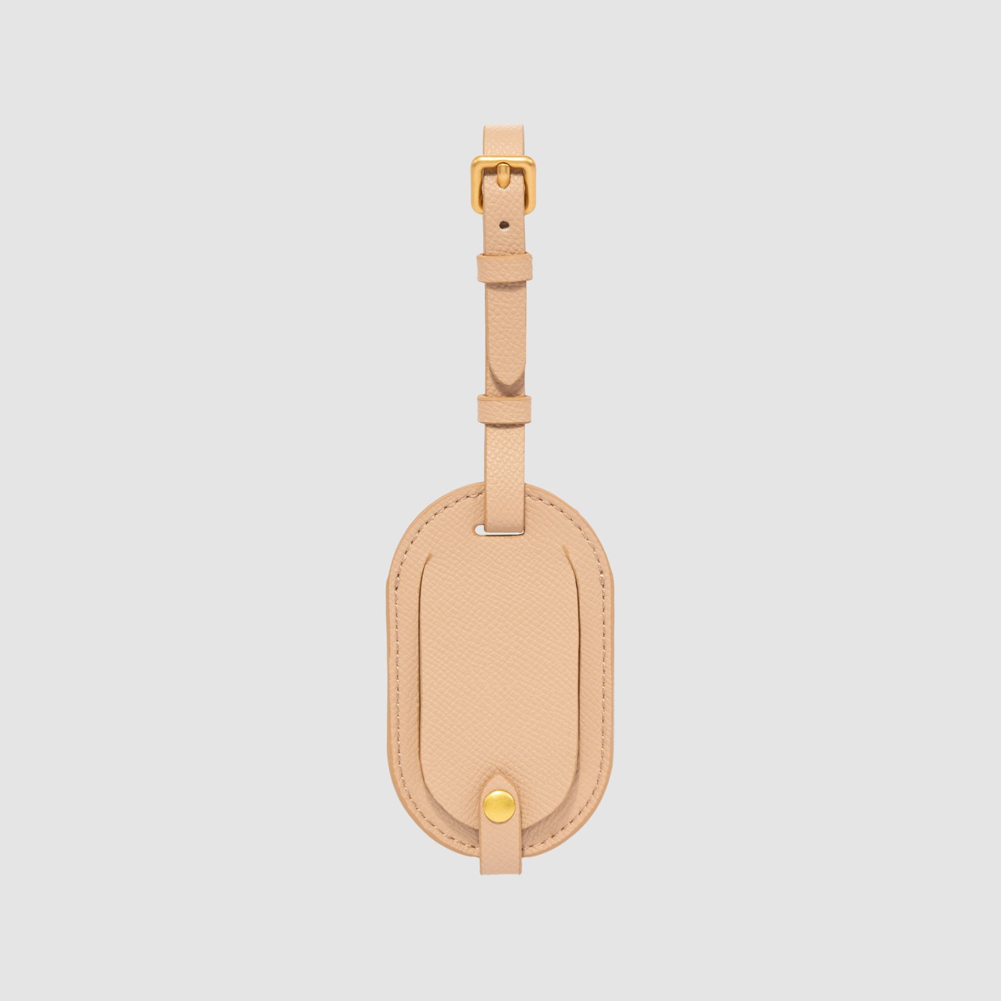 Essentials Round Luggage Tag Pecan