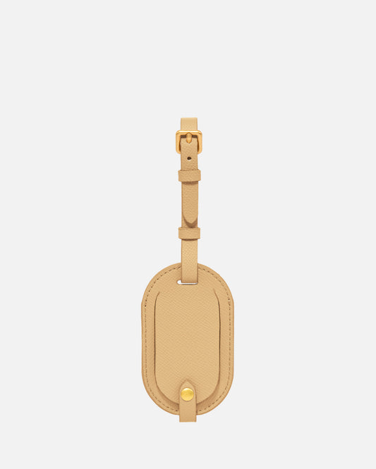 Essentials Round Luggage Tag Sand