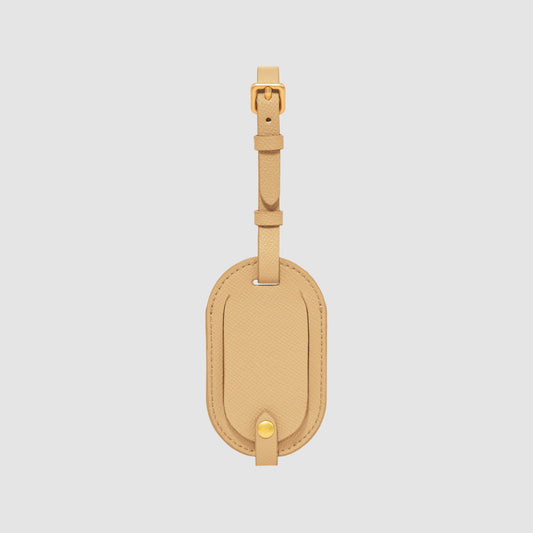 Essentials Round Luggage Tag Sand