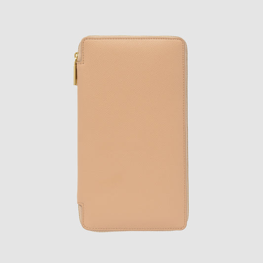 Essentials Zip Travel Wallet Pecan