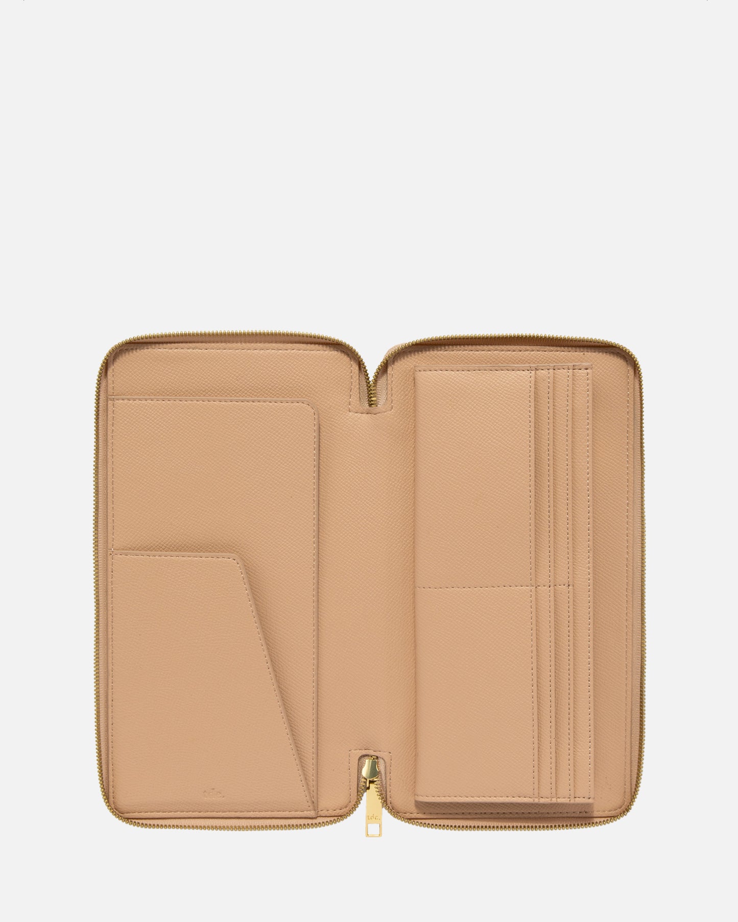 Essentials Zip Travel Wallet Pecan