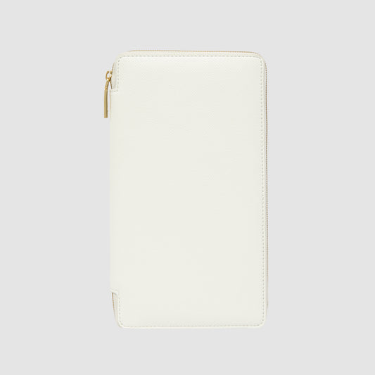 Essentials Zip Travel Wallet Pure White