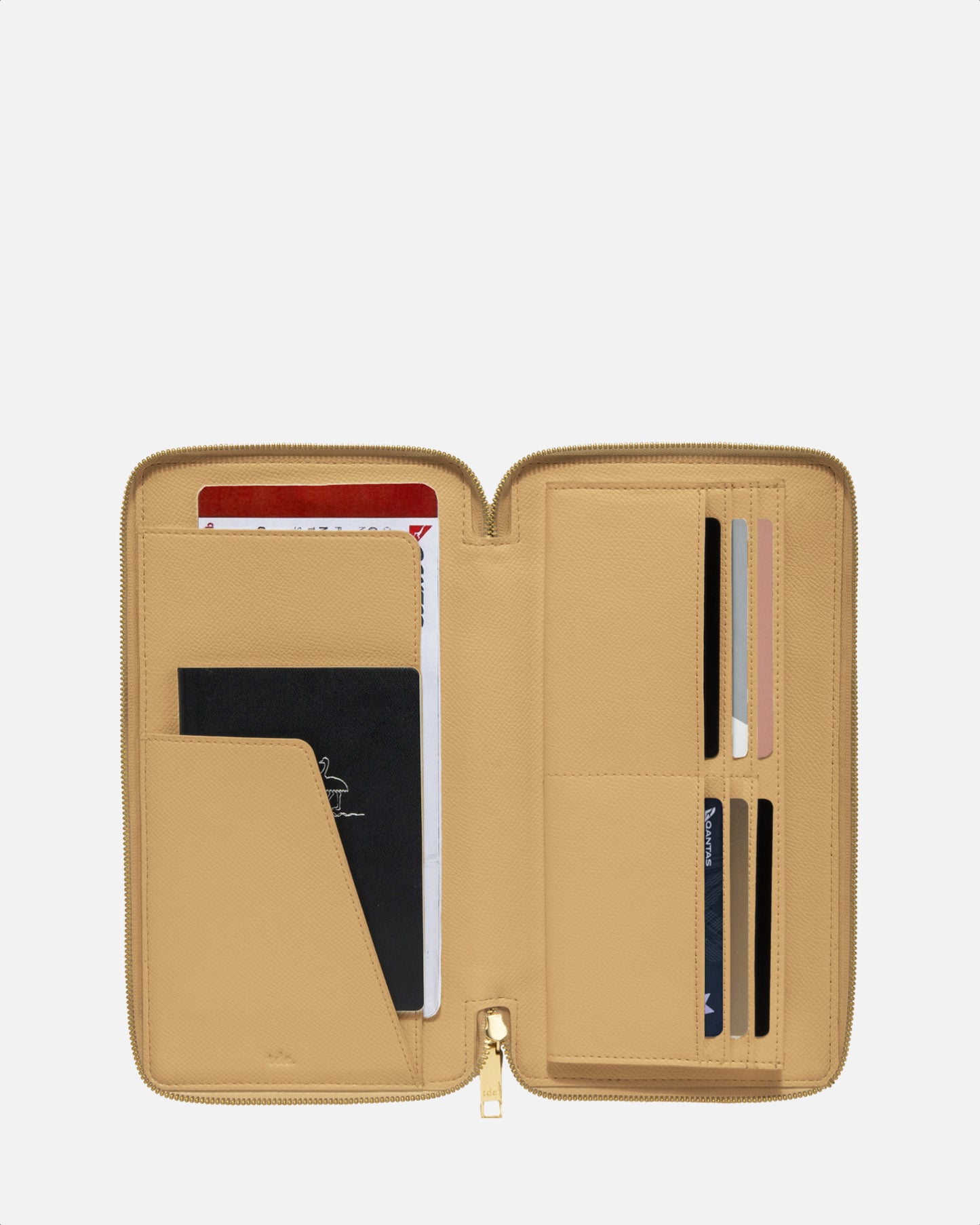 Essentials Zip Travel Wallet Sand