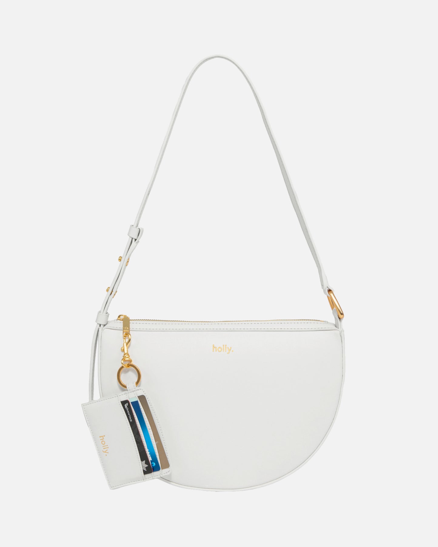 Timeless CC Sleeve Keyring Pure White