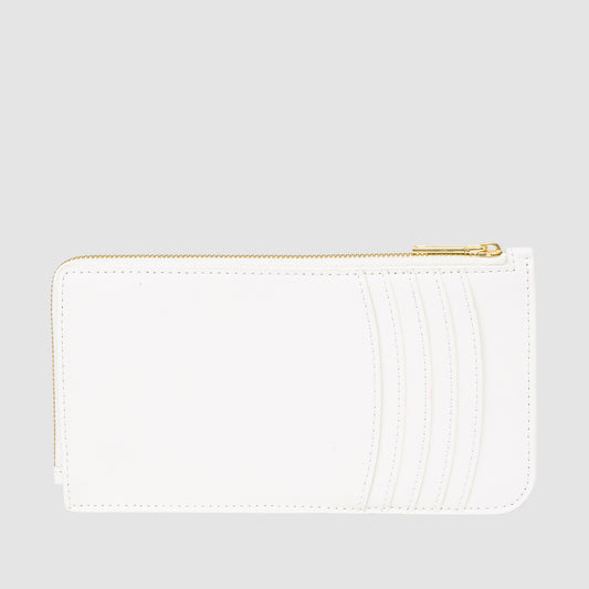 Timeless Long Zip Wallet Pure White