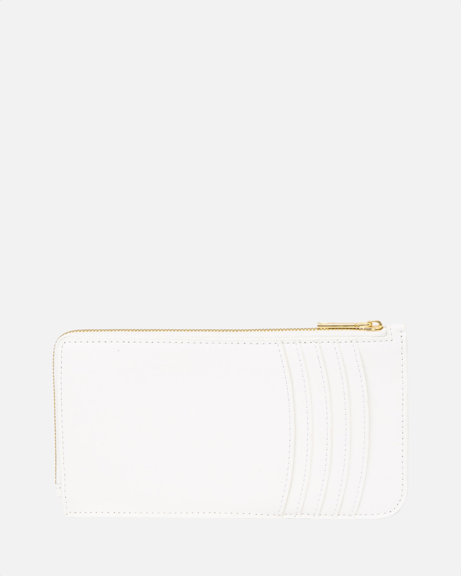 Personalised Timeless Long Zip Wallet Pure White – The Daily Edited