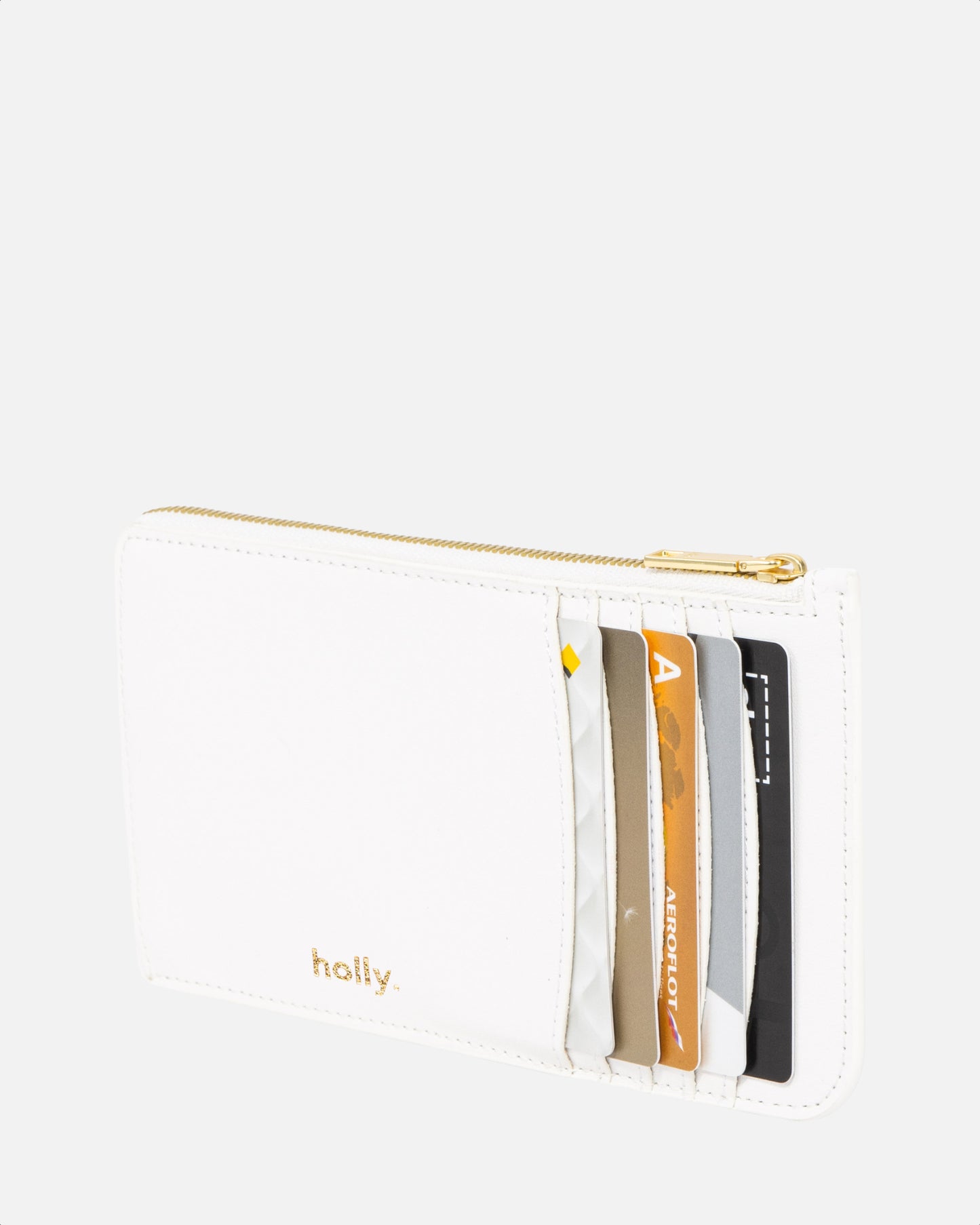 Timeless Long Zip Wallet Pure White