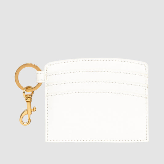 Timeless CC Sleeve Keyring Pure White