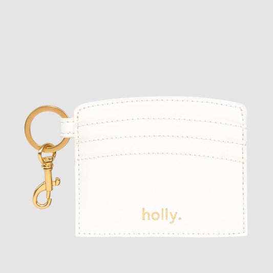 Timeless CC Sleeve Keyring Pure White