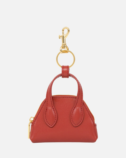 Elsa Micro Bag Keyring Scarlet