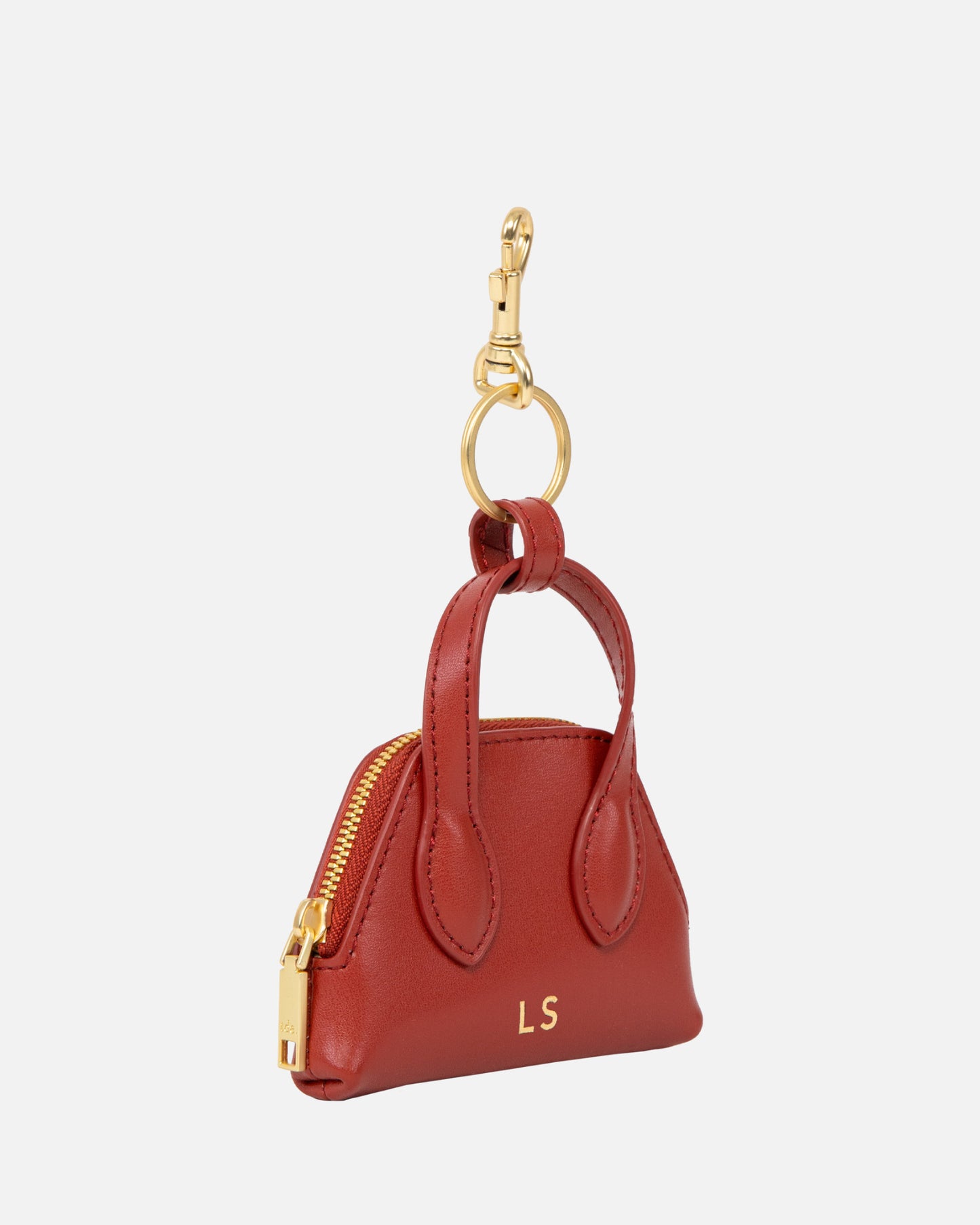 Elsa Micro Bag Keyring Scarlet