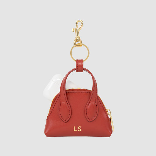 Elsa Micro Bag Keyring Scarlet