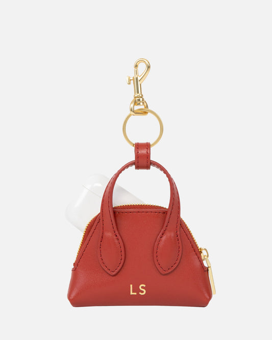 Elsa Micro Bag Keyring Scarlet