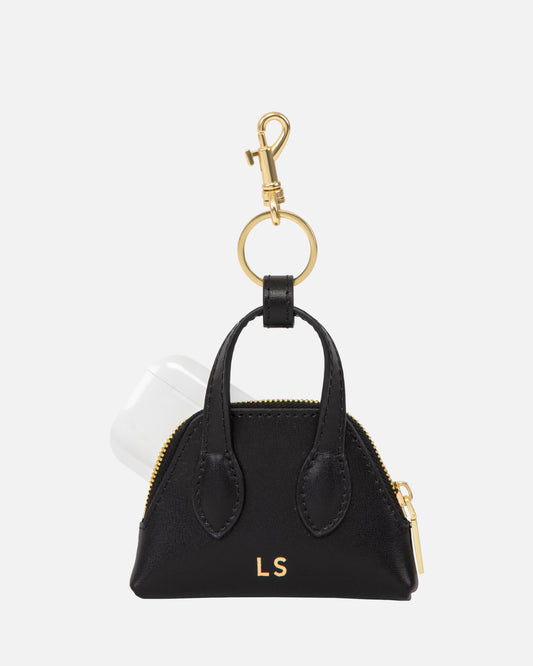 Elsa Micro Bag Keyring Black