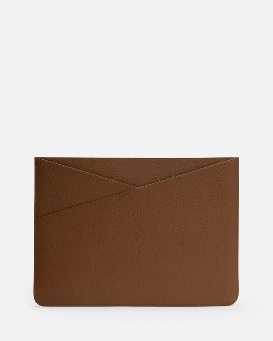 Piper 14 Inch Laptop Sleeve Dark Tan