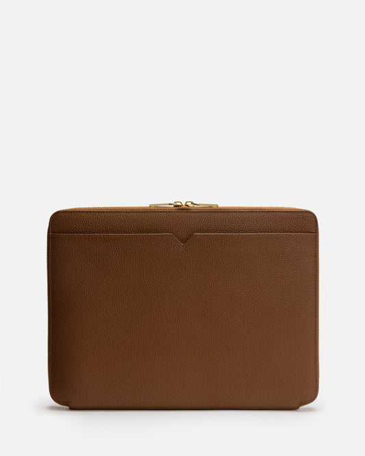 Piper 14 Inch Laptop Cover Dark Tan