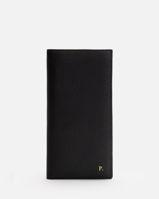 Piper Slim Travel Wallet Black